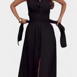 Meryl Πουκαμισοφόρεμα με Κουμπιά και Ρυθμιζόμενη Ζώνη