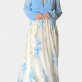 Eliane Το εντυπωσιακό φλοράλ μάξι φόρεμα