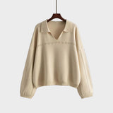 Aster - Σετ Coord από μαλλί Premium - Πουλόβερ με φούστα (Premium Woolen Coord Set - Sweater with Skirt)