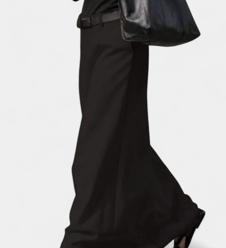 Φούστα Ada H-Line Μονόχρωμη με Μοντέρνο Αστικό Στυλ