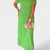 Φόρεμα Δύο Κομματιών Balbina με Λαιμόκοψη και Κοίλες Λεπτομέρειες