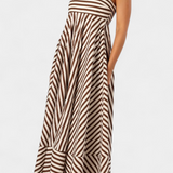 Ρόζ Μεταμορφώσιμο Σουρωτό Φόρεμα με Νυχτερινή Γοητεία