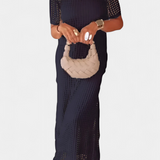 Φόρεμα Δύο Κομματιών Balbina με Λαιμόκοψη και Κοίλες Λεπτομέρειες