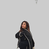 Cora Μεγάλο Μάλλινο Μπουφάν με Κασκόλ