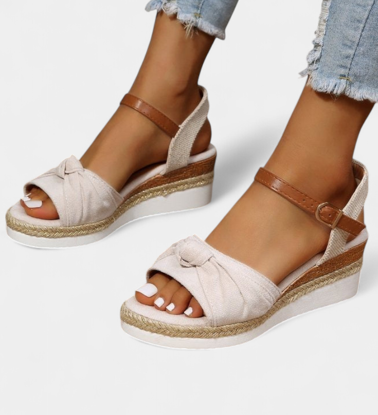 Loura Σανδάλια με Φιόγκο και Casual Πλατφόρμα