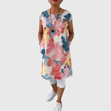 Ρέα - Καθημερινό φλοράλ φόρεμα