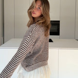 Μαλακό πουλόβερ με ρίγες