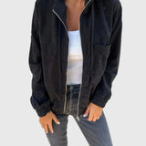 Ευριδίκη – Καθημερινό Μπουφάν από Κορντούρα με Κουκούλα