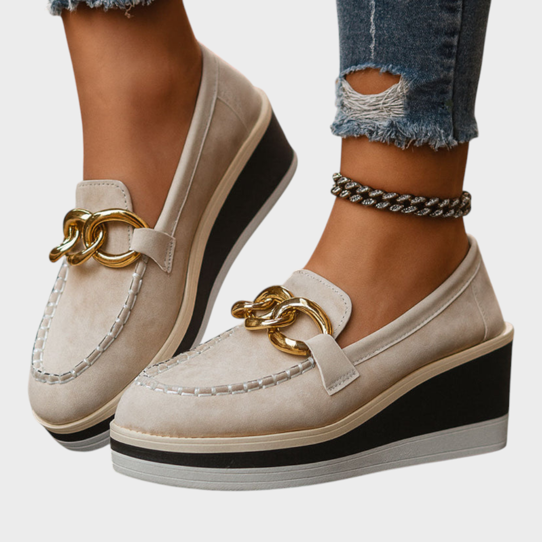 Gisselle | ΠΑΠΟΥΤΣΙΑ LOAFER ΜΕ ΠΛΑΤΦΟΡΜΑ CHAIN COMFORT