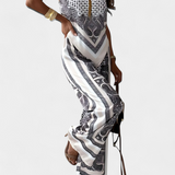 Leonie Σετ με Μοτίβο Paisley και Λουράκια