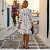 Theia - Κομψό και αέρινο φόρεμα-πουκάμισο