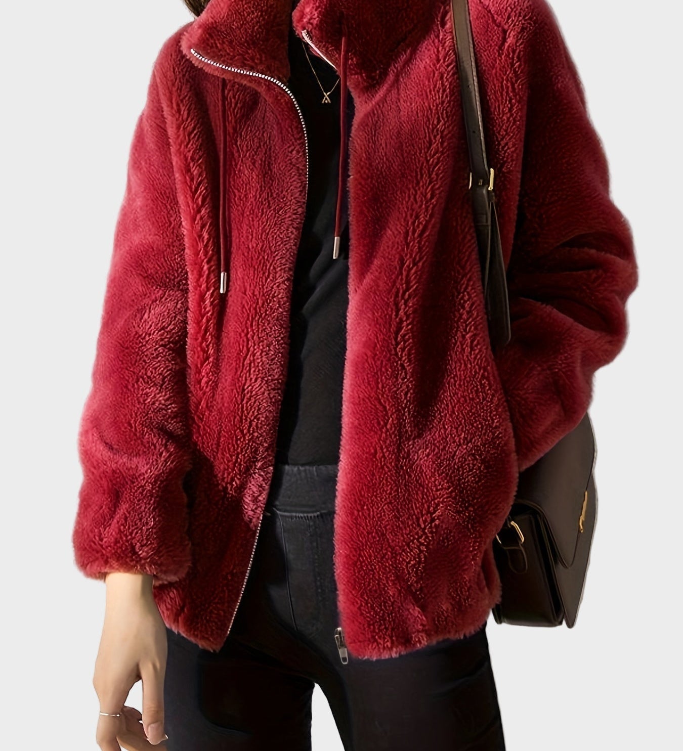 Avelora | άνετη ζακέτα με φερμουάρ