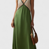 Φόρεμα Diamond Boho Καλοκαιρινό με Λαιμόκοψη V