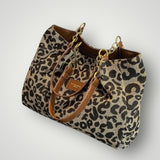 Λεονάρα | Τσάντα Tote με Λεοπάρ Πατρόν