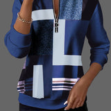 Laila | Φούτερ με μισό φερμουάρ (half-zip)