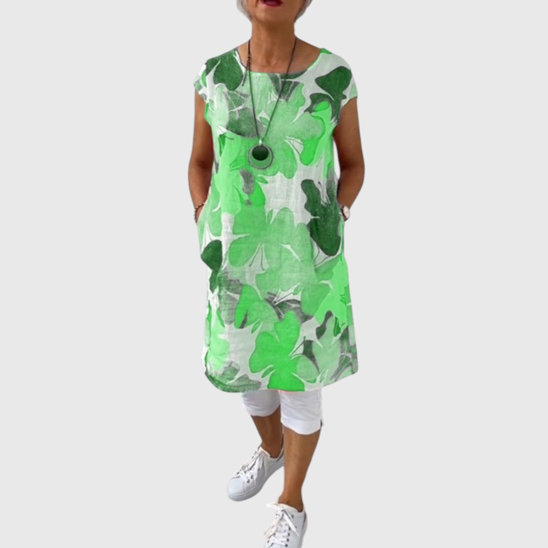 Ρέα - Καθημερινό φλοράλ φόρεμα