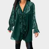 Fatima | Μπλούζες με Ρίγες σε Στερεό Χρώμα