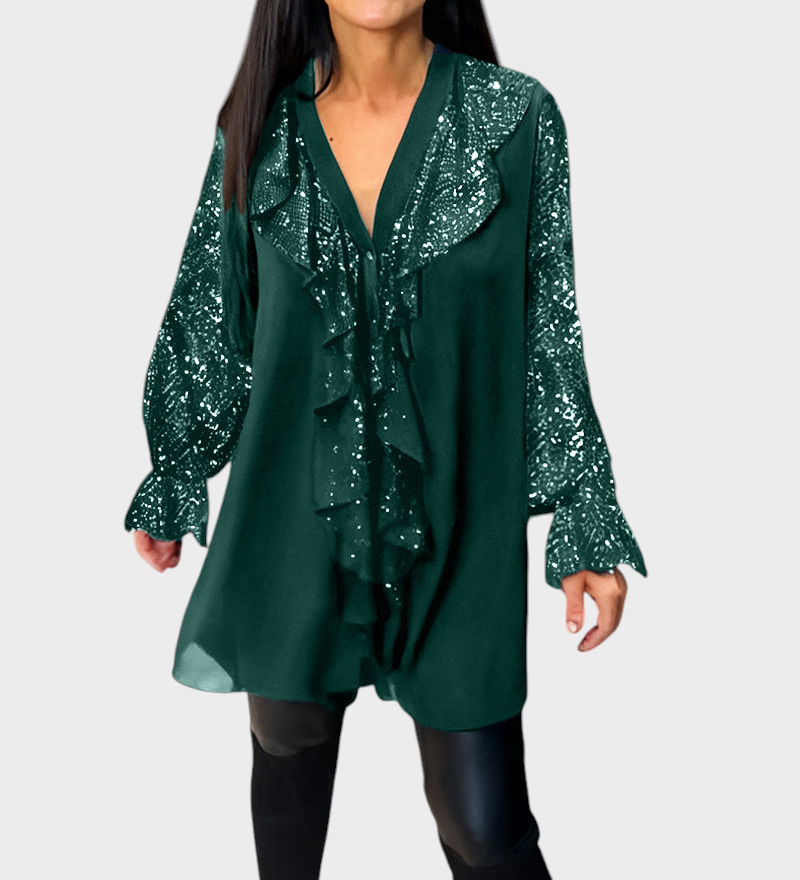 Fatima | Μπλούζες με Ρίγες σε Στερεό Χρώμα