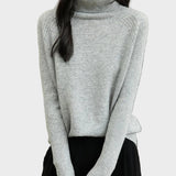 Fritz | 100% Μαλλί Μερίνο Ραγκλάν Πουλόβερ Με Ψηλό Λαιμό