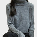 Fritz | 100% Μαλλί Μερίνο Ραγκλάν Πουλόβερ Με Ψηλό Λαιμό