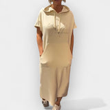 Βρυσηίδα – Άνετο Φόρεμα με Κουκούλα