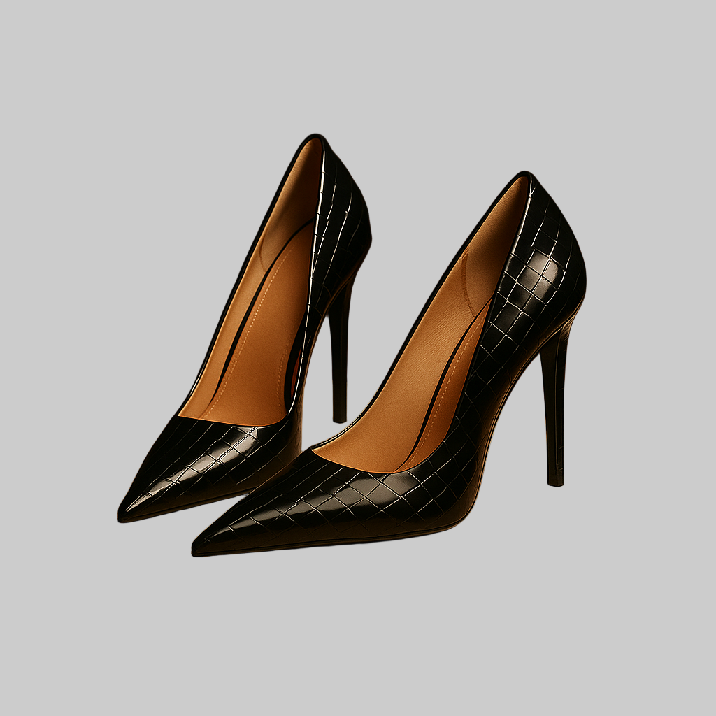 Χρυσά Ραέ Στιλέτο Τακούνια