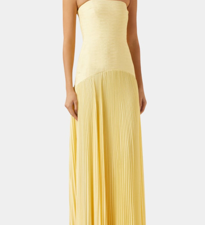 Deia Μάξι Φόρεμα από Δίχτυ με Καμπάνα Μανίκια