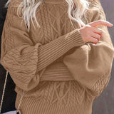 Hayden Liora | Άνετο Πλεκτό Μπλουζάκι Μακρύ Μανίκι