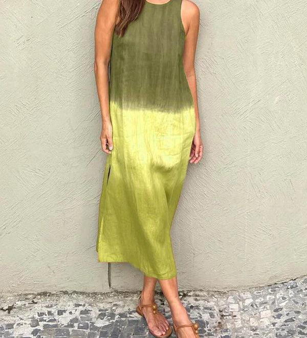 AMALIA | Μακρύ φόρεμα με φυσικό στυλ και άνεση για κάθε περίσταση