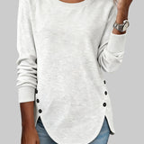 Vassia | Ακανόνιστο Φούτερ με Ραγκλάν Μανίκια