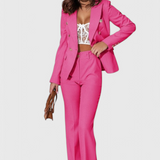 Rosalin Κομψό Σετ με Blazer και Παντελόνι