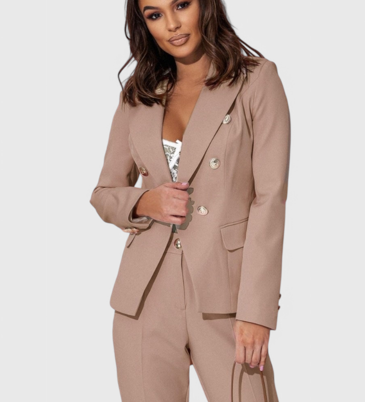 Rosalin Κομψό Σετ με Blazer και Παντελόνι