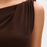 Eranda Μαξί Φόρεμα από Διχτυωτό Ντραπέ