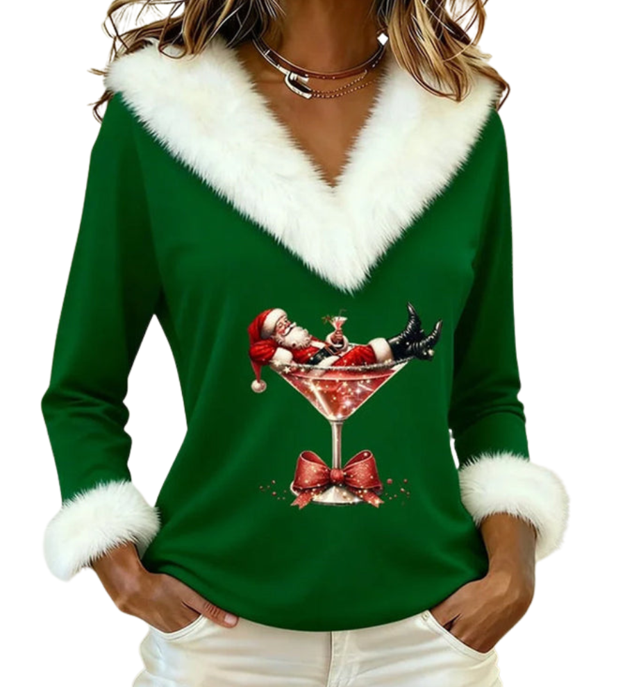 Fiorenza | Χριστουγεννιάτικη Βελούδινη Τοπ