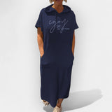 Βρυσηίδα – Άνετο Φόρεμα με Κουκούλα