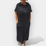 Βρυσηίδα – Άνετο Φόρεμα με Κουκούλα