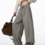 Kuro - Ριγέ Φαρδύ Παντελόνι (Striped Baggy Pants)