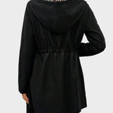 Dionissia | Αναστρέψιμο Μπουφάν με Καπέλο και Λεοπάρ Πατρόν