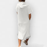 Βρυσηίδα – Άνετο Φόρεμα με Κουκούλα