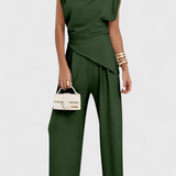 Σοφία Ασύμμετρο Σετ με Ντραπέ Ώμους