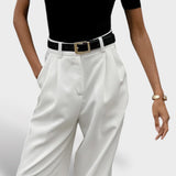 Ίρις | Solid Φαρδύ Μπατζάκι Παντελόνι