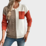 Jamella | Πολύχρωμο Πάτσερ Γυριστό Μανίκι Σακάκι