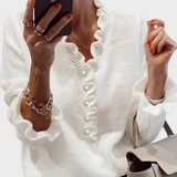 Hidielyn | Μπλούζα με κόμπους και φρουφρού