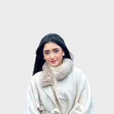 Violetta | Πολυτελή Χειμερινά Κάπες με Λεπτομέρειες Από Γούνα σε Μπεζ