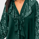 Fatima | Μπλούζες με Ρίγες σε Στερεό Χρώμα