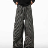 Kuro - Ριγέ Φαρδύ Παντελόνι (Striped Baggy Pants)