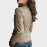 Keith | Αστικό σακάκι με κουμπιά, σωληνωτή ραφή και γιακά με ψαροκόκαλο