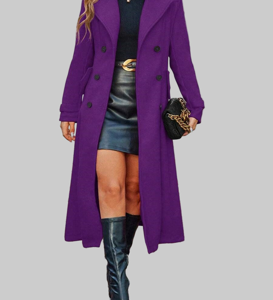 Mila διπλόφαρδο μάλλινο παλτό