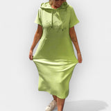 Βρυσηίδα – Άνετο Φόρεμα με Κουκούλα