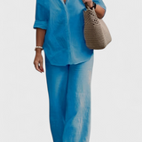 Σετ Δύο Τεμαχίων από Βαμβάκι και Λινό